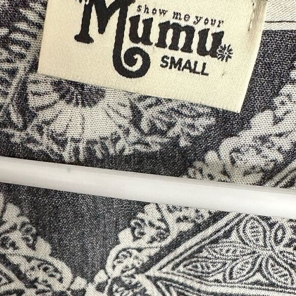 Show Me Your Mumu Black & White Peta-Boo Tunic In Color-Eat Pray Mu - Picture 5 of 6